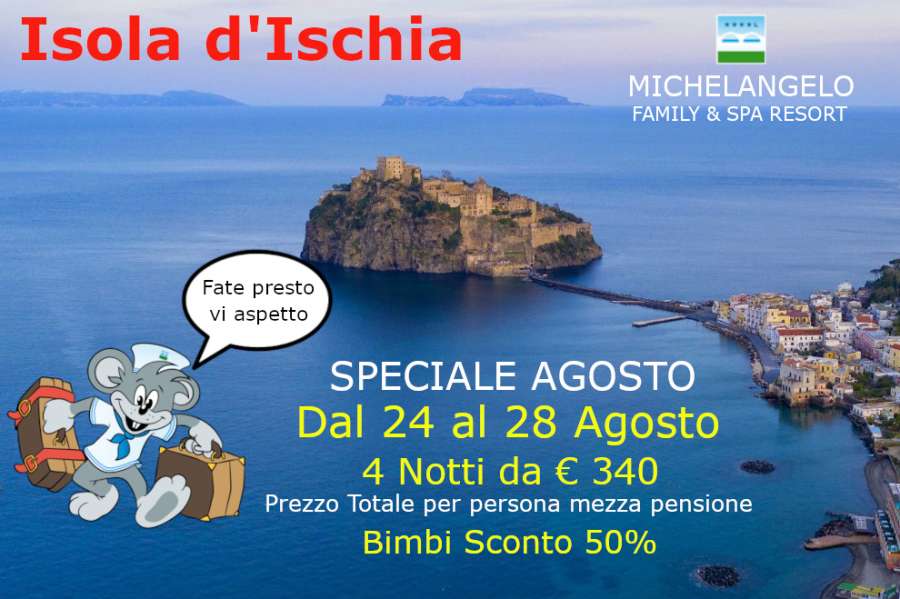 AGOSTO START WEEK TOTALE 4 NOTTI