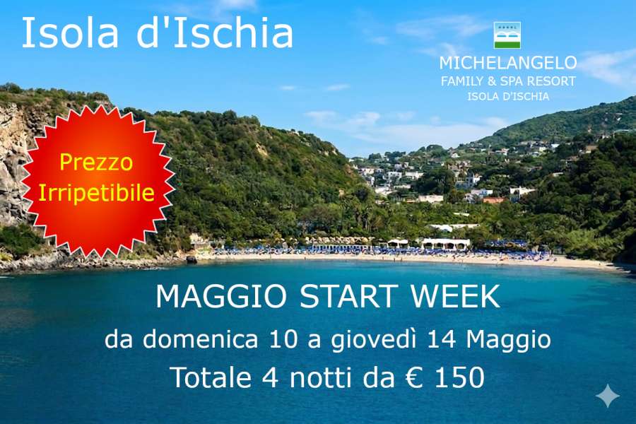 MAGGIO START WEEK TOTALE 4 NOTTI