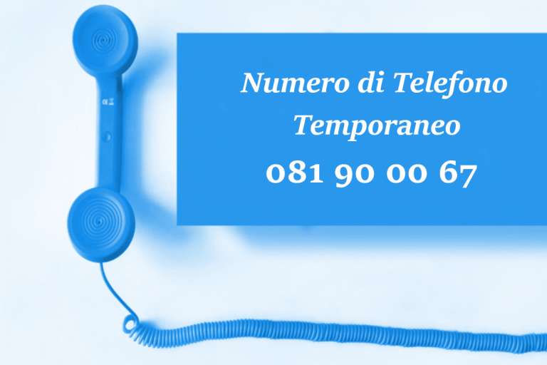 NUMERO DI TELEFONO TEMPORANEO