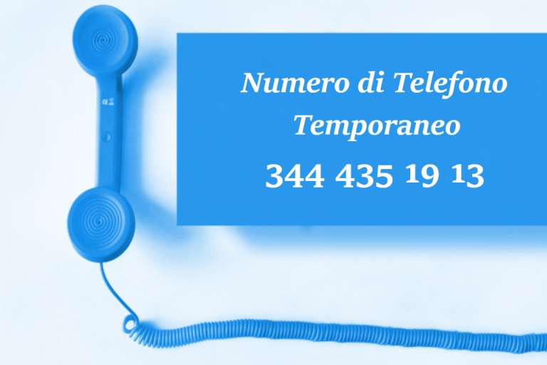 NUMERO DI TELEFONO TEMPORANEO