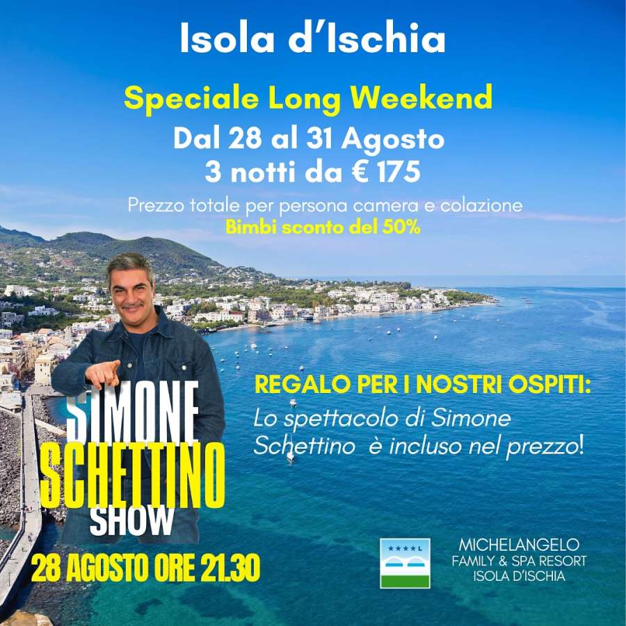 OFFERTA LONG WEEKEND 3 notti da € 175
